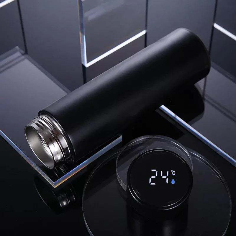 Smart Stainless Steel Thermos Bottle (500ML) β LED Temperature Display, Hot & Cold Vacuum Flask