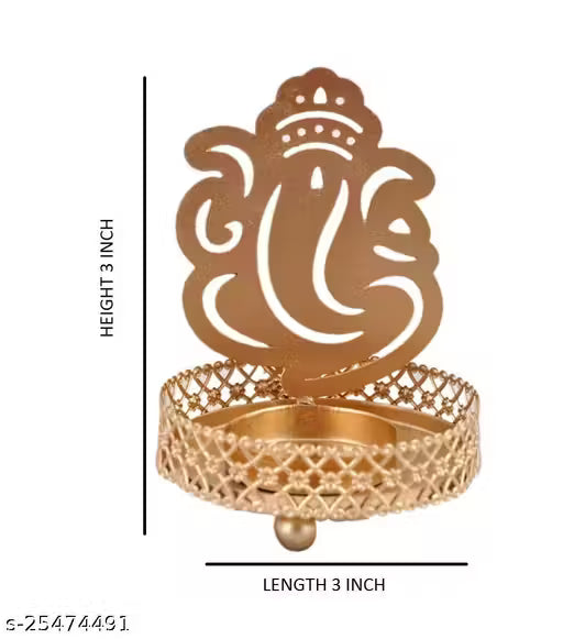 Heaven Decor Sadow Ganesha Tealight Candle Holder